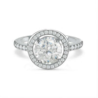 Thumbnail for Halo ring — product photo on a white background, silver