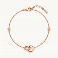 Thumbnail for Roman numeral bracelet — product photo on a white background, rose gold | SKU: 25535339-rose-gold