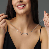 Thumbnail for Classic Name Necklace - Custom Name Necklace - Gifts for Mom - Personalized Gift - Birthday Gifts for Her Necklace Brother & Sisters