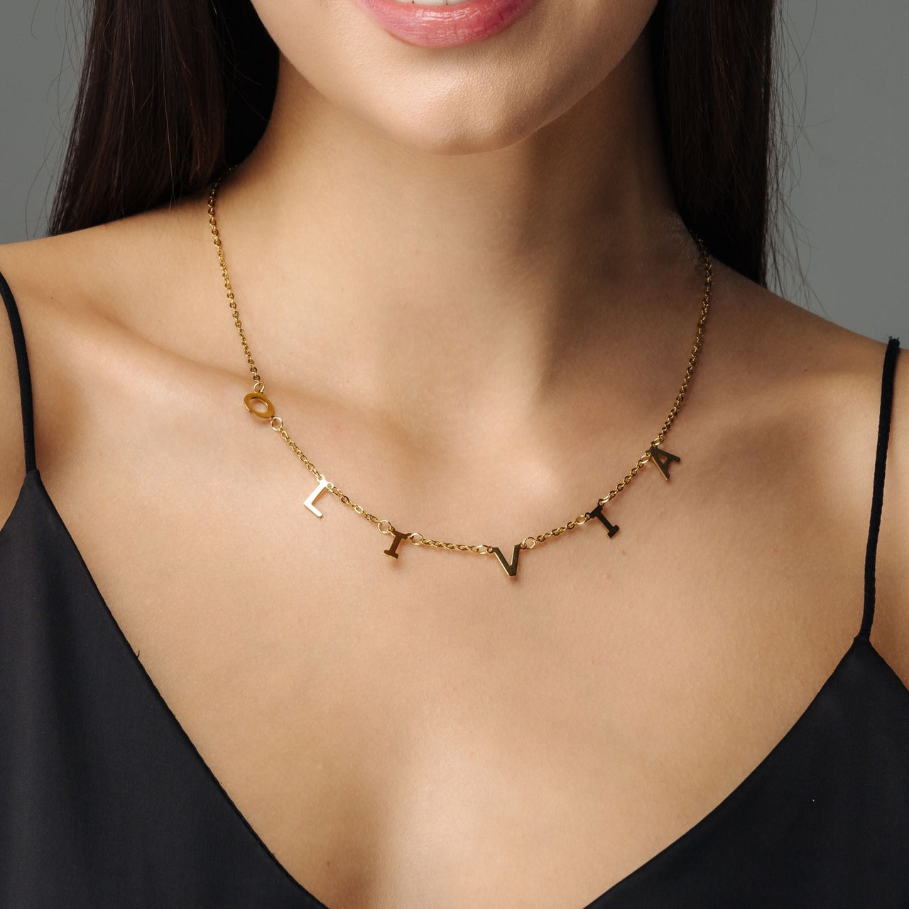 Classic Name Necklace - Custom Name Necklace - Gifts for Mom - Personalized Gift - Birthday Gifts for Her Necklace Gold Brother & Sisters