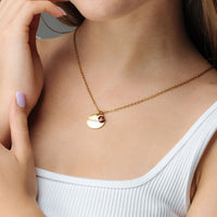 Thumbnail for Precious Name Necklace - Custom Name Necklace - Birthday Gifts for Her - Custom Necklace - Necklaces for Girlfriend Necklace Gold / January Brother & Sisters