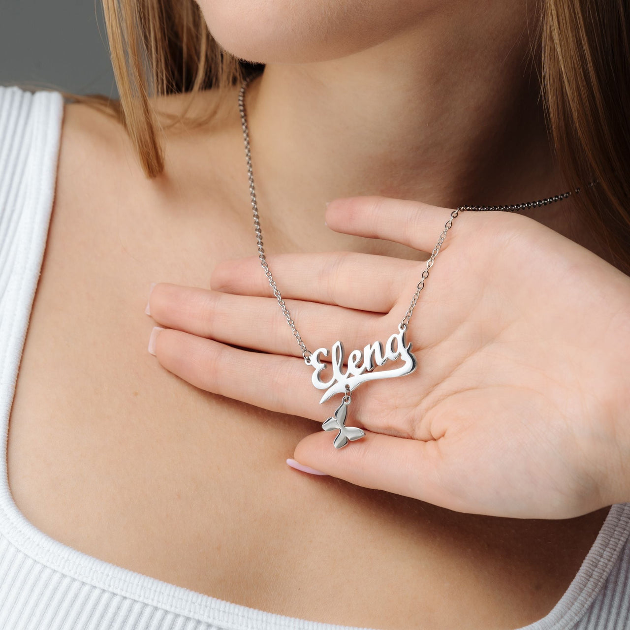 Simple Name Necklace - Custom Name Necklace - Personalised Necklace - Necklaces for Girlfriend - Necklaces for Moms Necklace Brother & Sisters