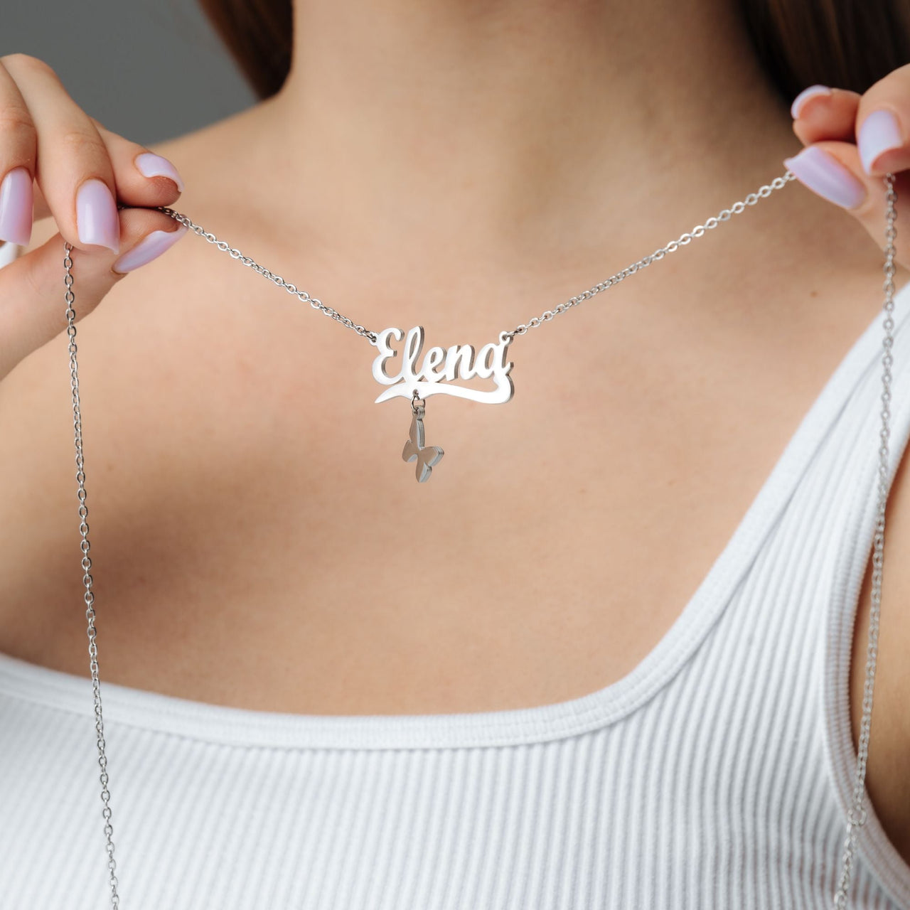 Simple Name Necklace - Custom Name Necklace - Personalised Necklace - Necklaces for Girlfriend - Necklaces for Moms Necklace Brother & Sisters