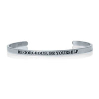 Thumbnail for Affirmation bracelet — product photo on a white background, silver