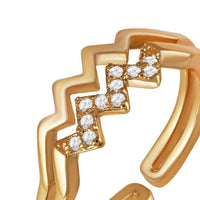 Thumbnail for Gold stacking rings — product photo on a white background, gold