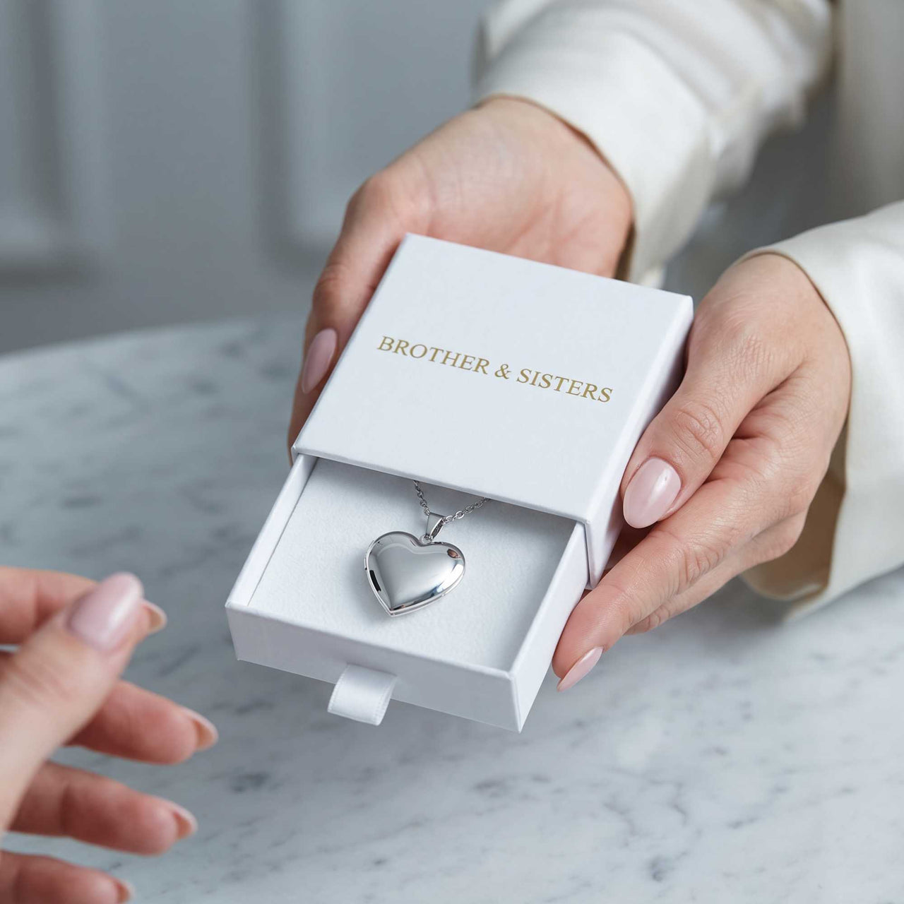 Heart Photo Locket Necklace