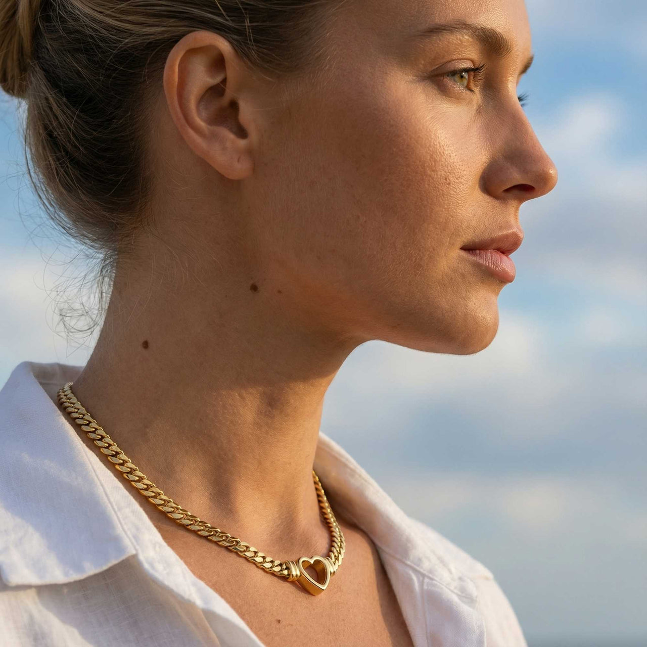 Vali Heart Choker Necklace