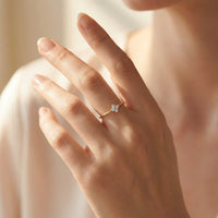 Thumbnail for Crystal Flower Ring