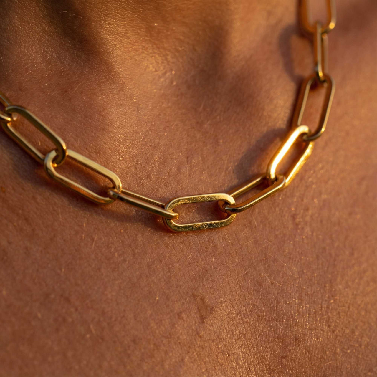 Ria Paperclip Chain Necklace