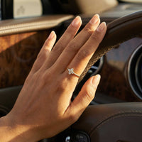 Thumbnail for Crystal Flower Ring