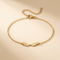 Thumbnail for Angel Wings Bracelet, gold | SKU: 42006-gold