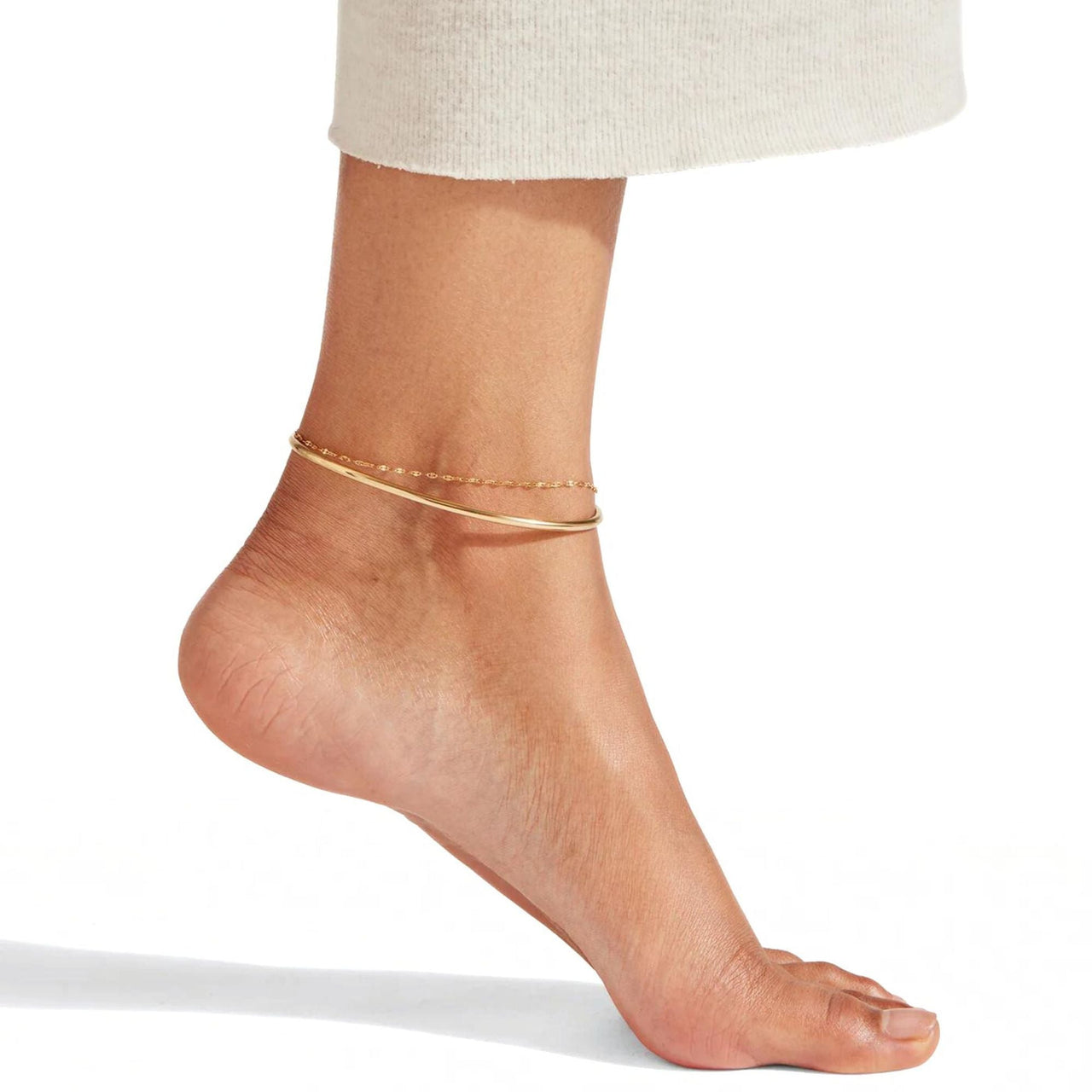 Capu Ankle - Ankle Bracelet - Anklet for Women - Gold Leg Bracelet Anklet Brother & Sisters