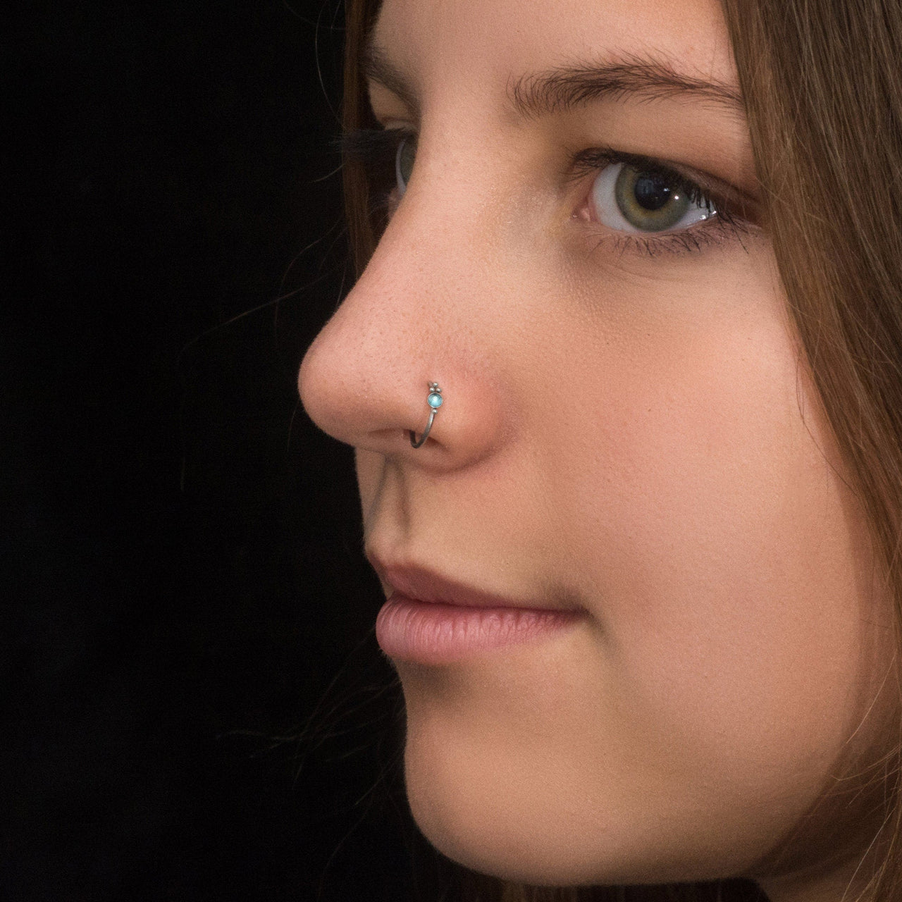 Topaz Nose Ring