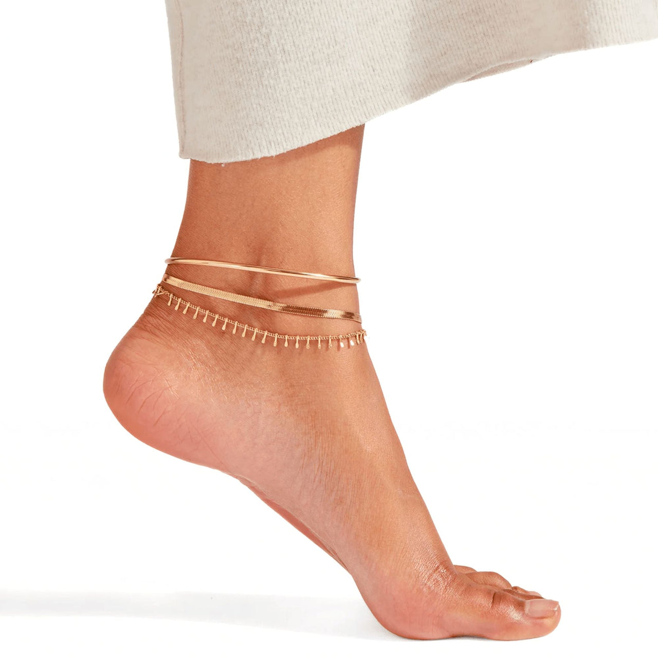Layla Anklet - Ankle Bracelet - Anklet for Women - Gold Leg Bracelet Anklet Brother & Sisters