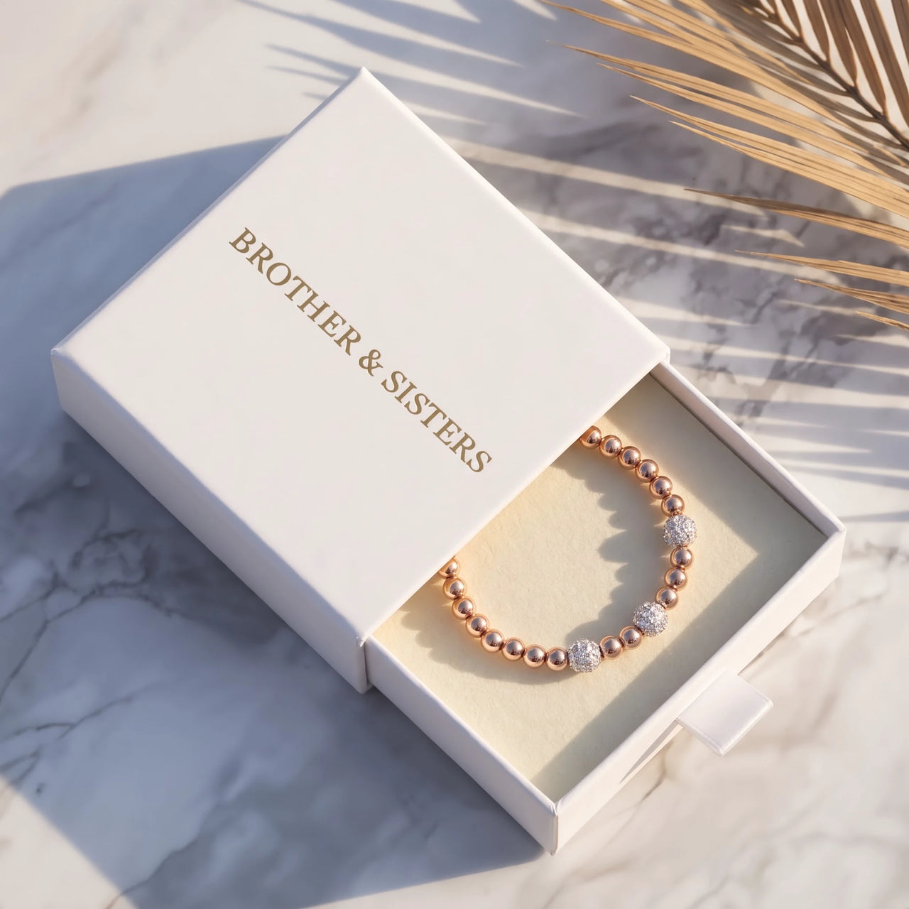 Stacking bracelets — in the gift box, rose gold | SKU: 25535342-rose-gold