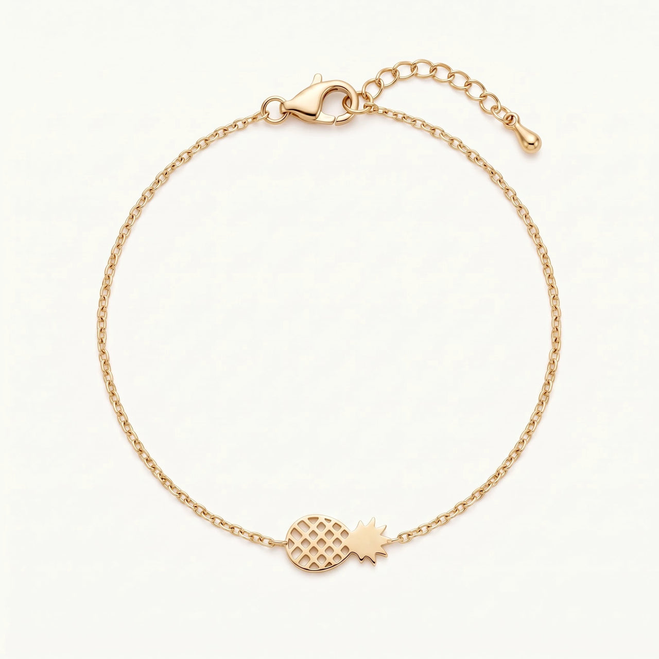 Stainless steel bracelet — product photo on a white background, gold | SKU: 9178613-gold