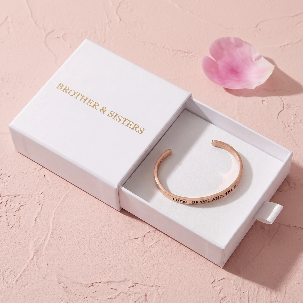 Adjustable bracelet — in the gift box, rose gold | SKU: lbat-rg