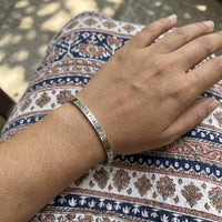 Thumbnail for Graduation gift for her — worn, real size, silver | SKU: nftd-wg