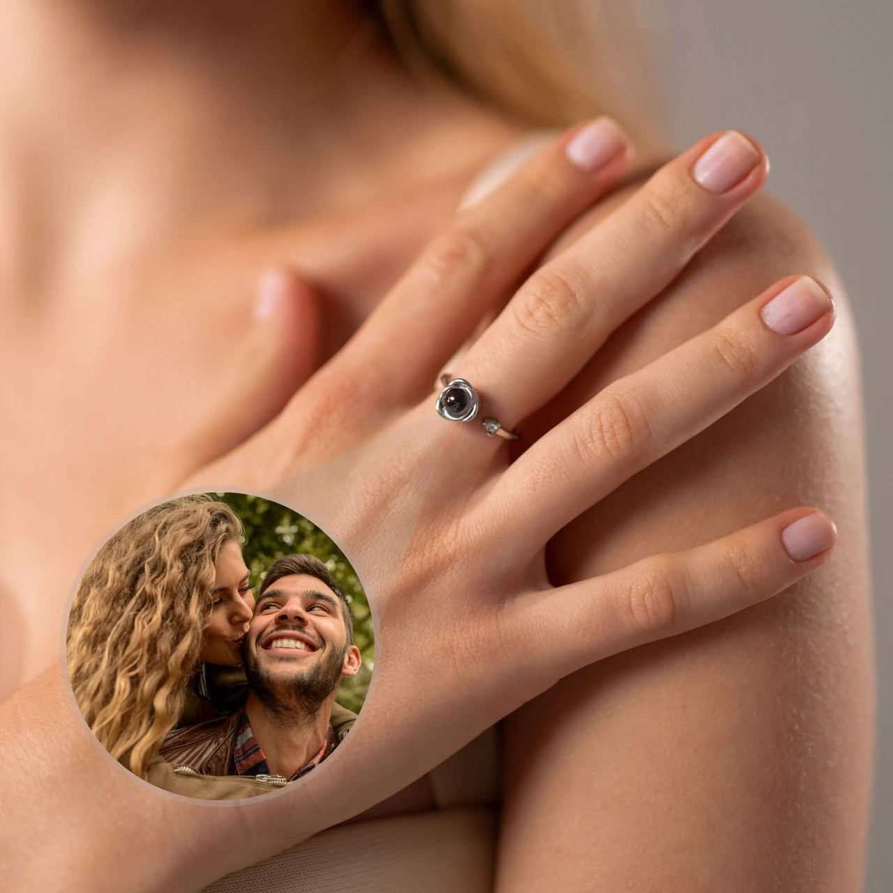 Brother Rings Adjustable Photo Ring for Women | Custom Picture Ring | Personalised ...