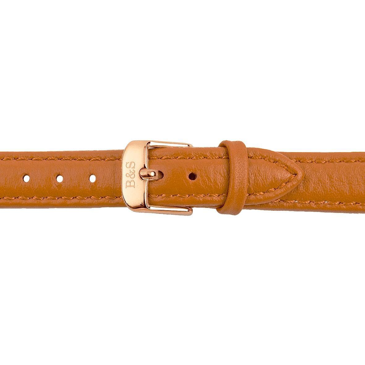Brown Leather Strap & Rose Gold Buckle - Brother & Sisters