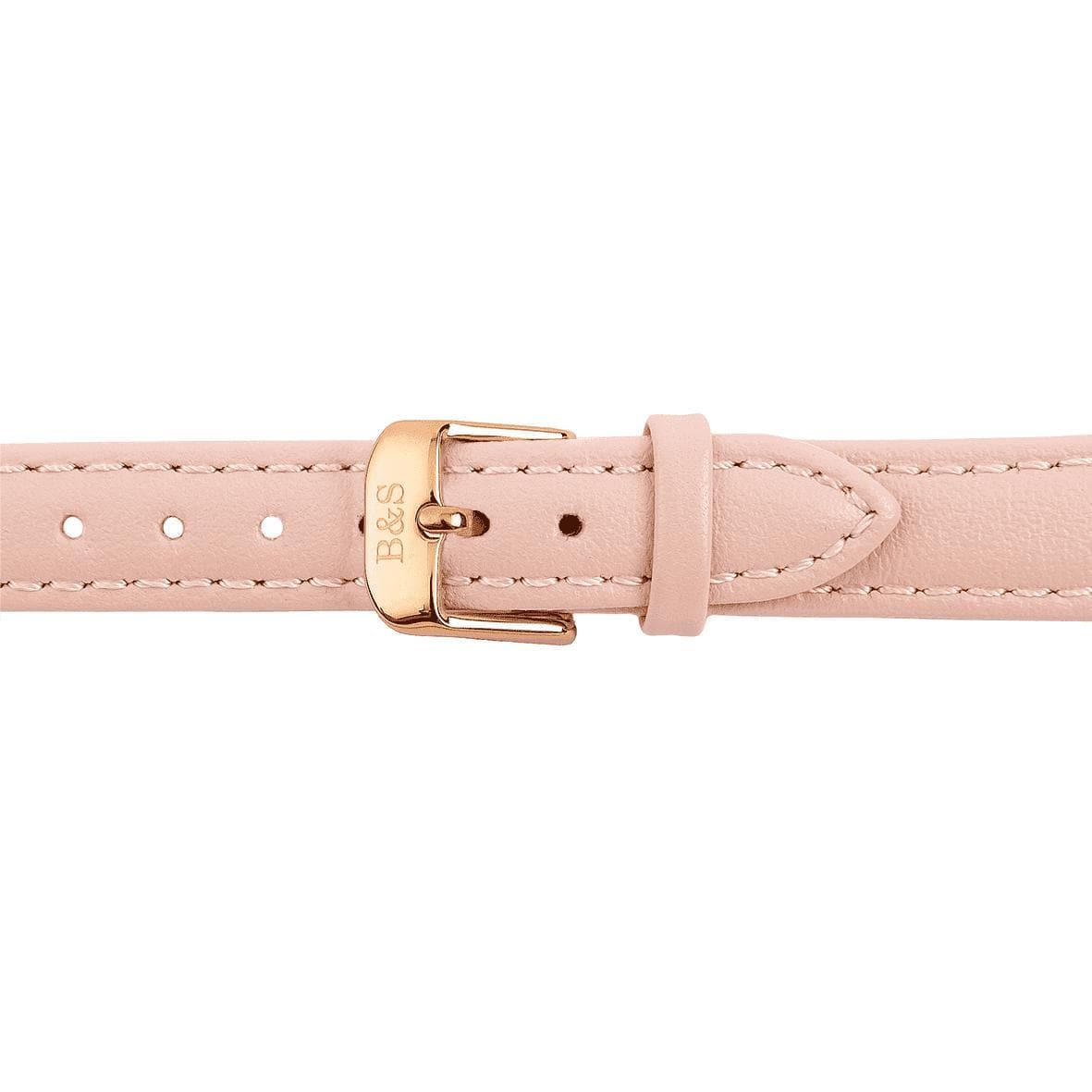 Pink Leather Strap & Rose Gold Buckle - Brother & Sisters