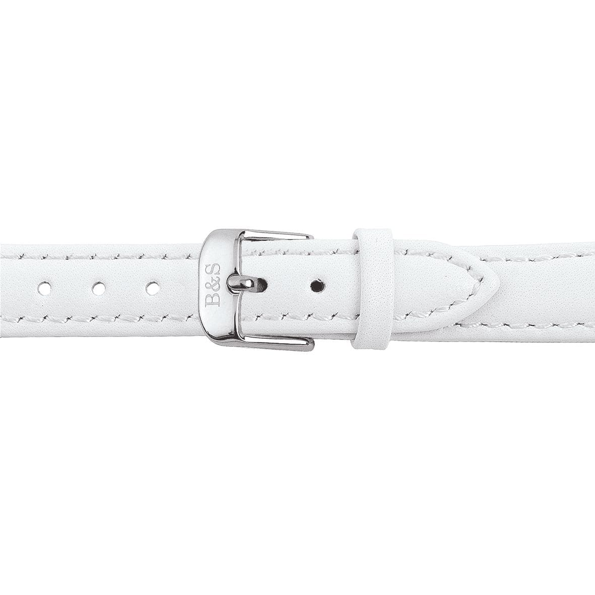 White Leather Strap & Silver Buckle - Brother & Sisters